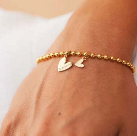 3D Bracelet Luxury Jewelry 18K Gold Plated Pendant