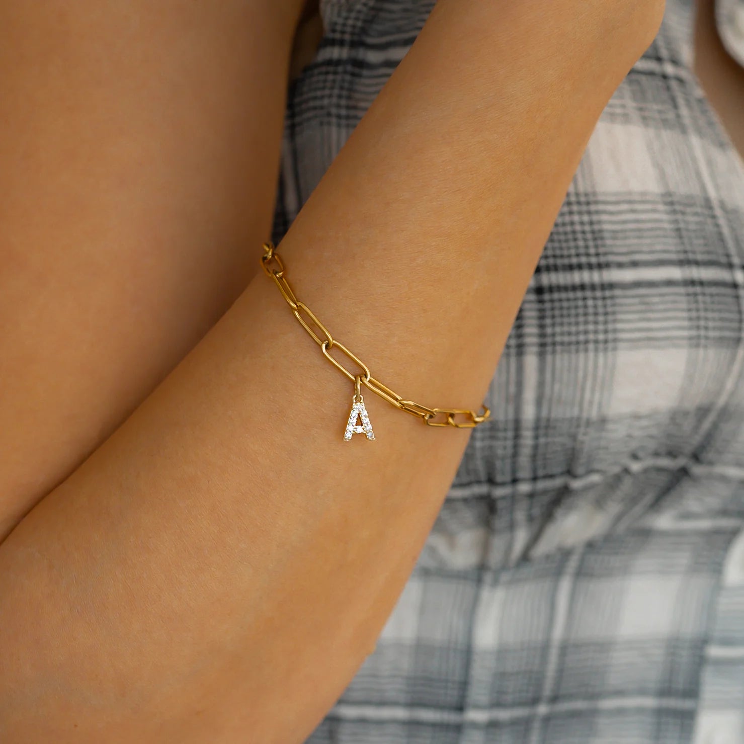 New Initial Letter Bracelet