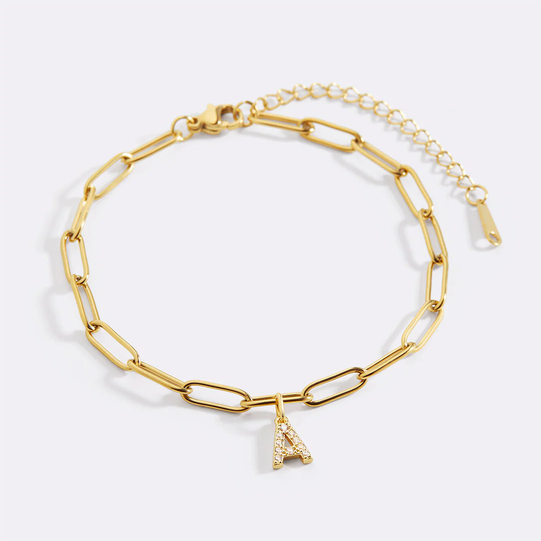 New Initial Letter Bracelet