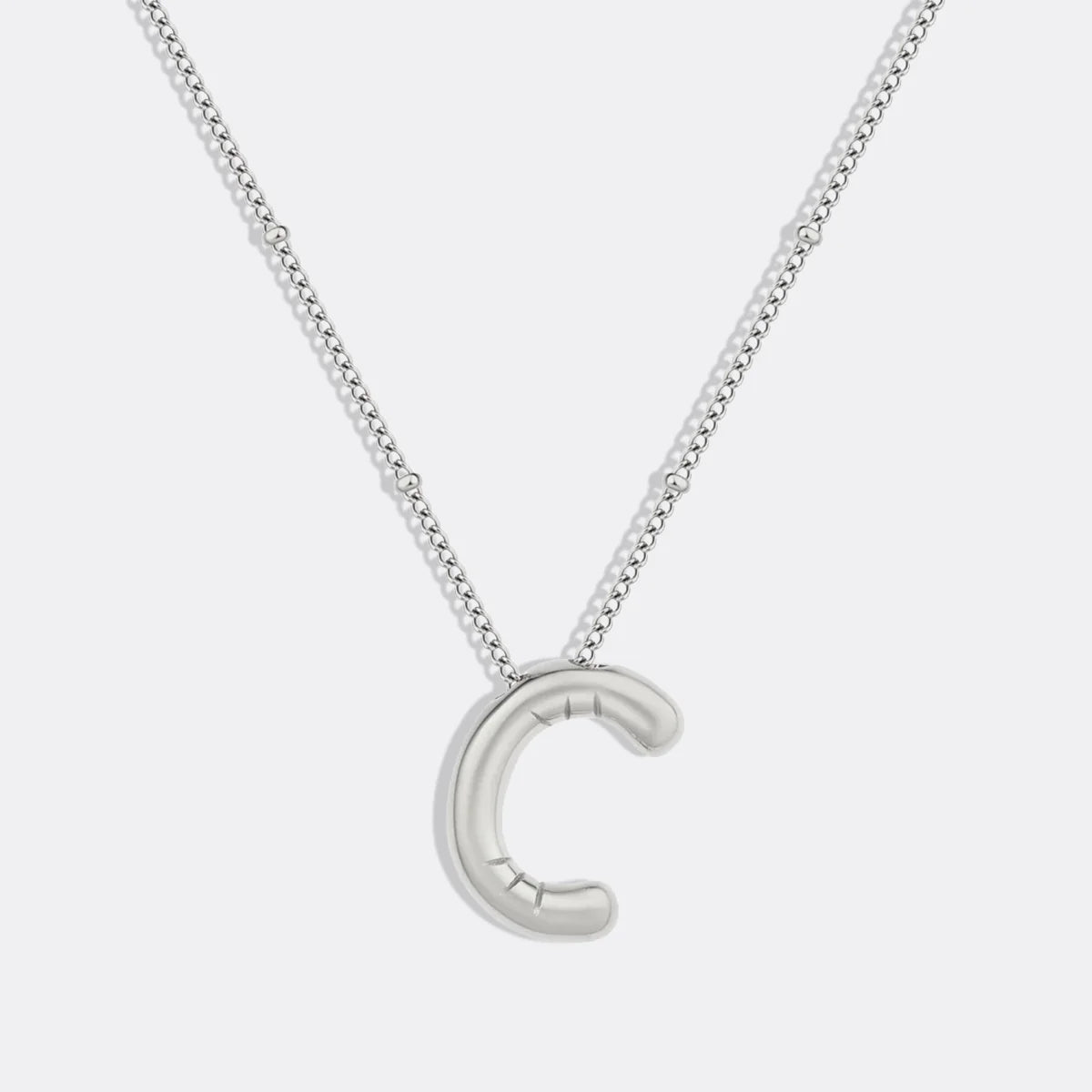 Glänzende Buchstaben Halskette aus Kupfer