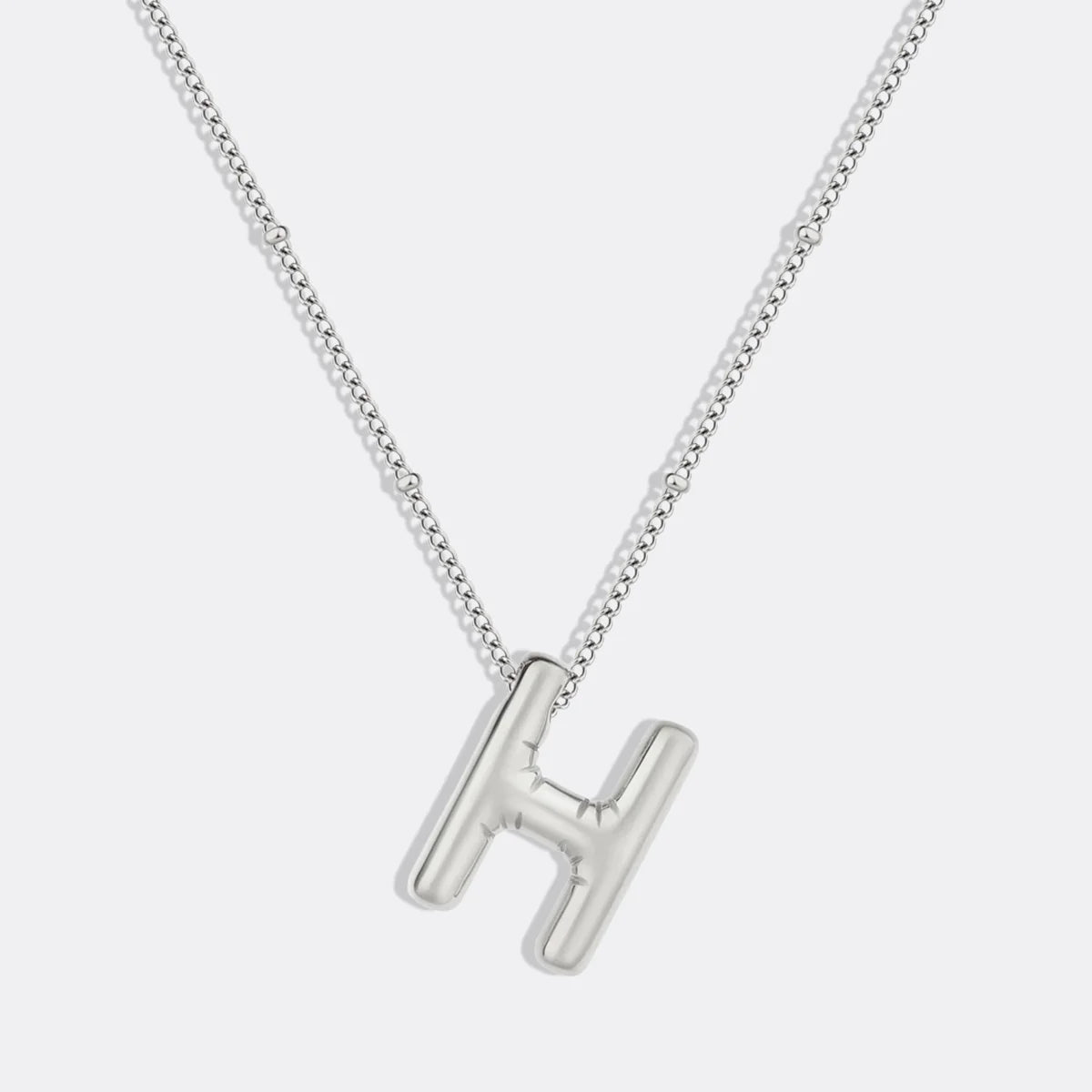 Glänzende Buchstaben Halskette aus Kupfer