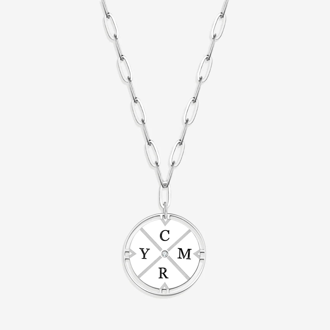 Personalisierte Kompass-Kette