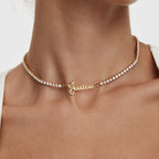 European American And British Letter Necklace