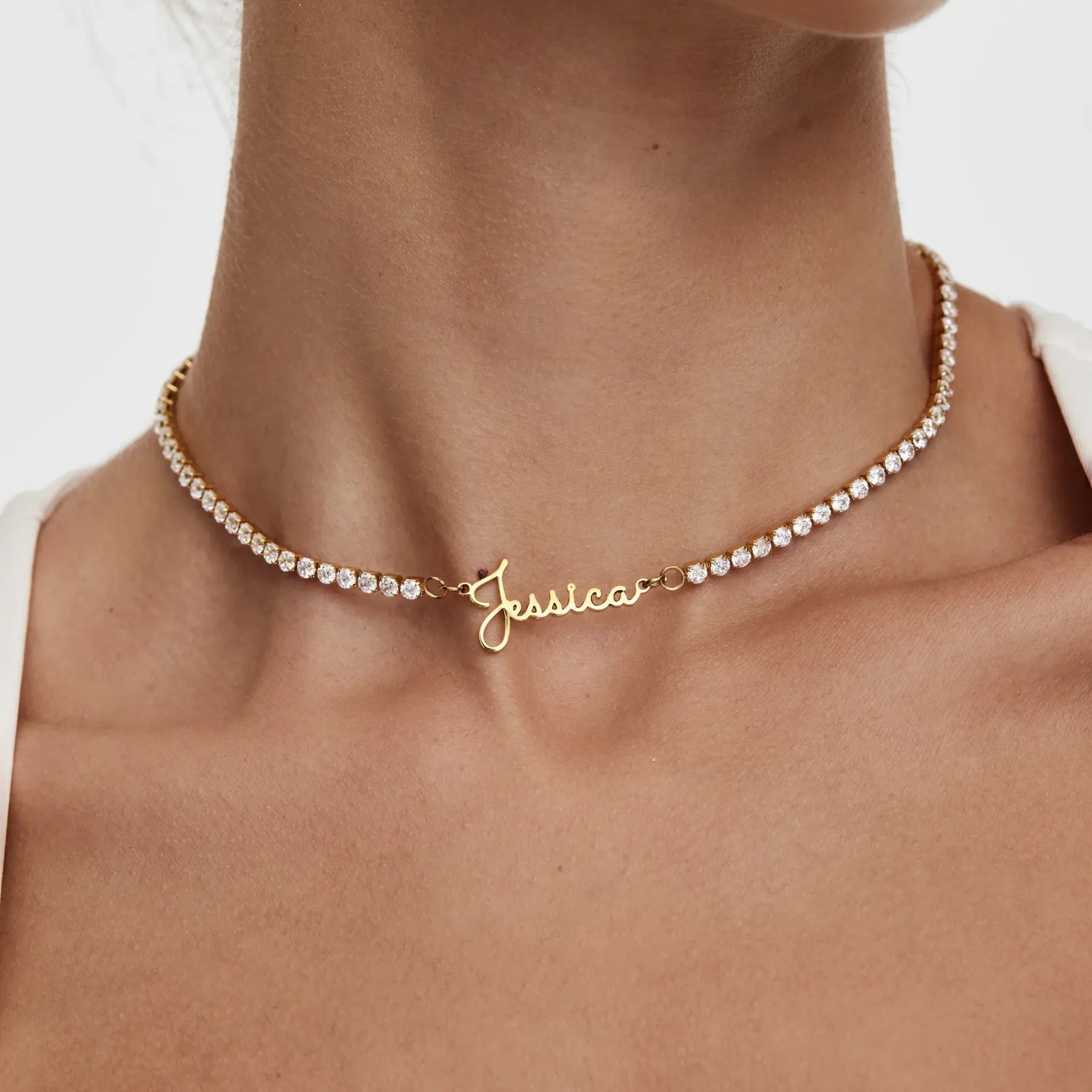 European American And British Letter Necklace