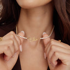 European American And British Letter Necklace