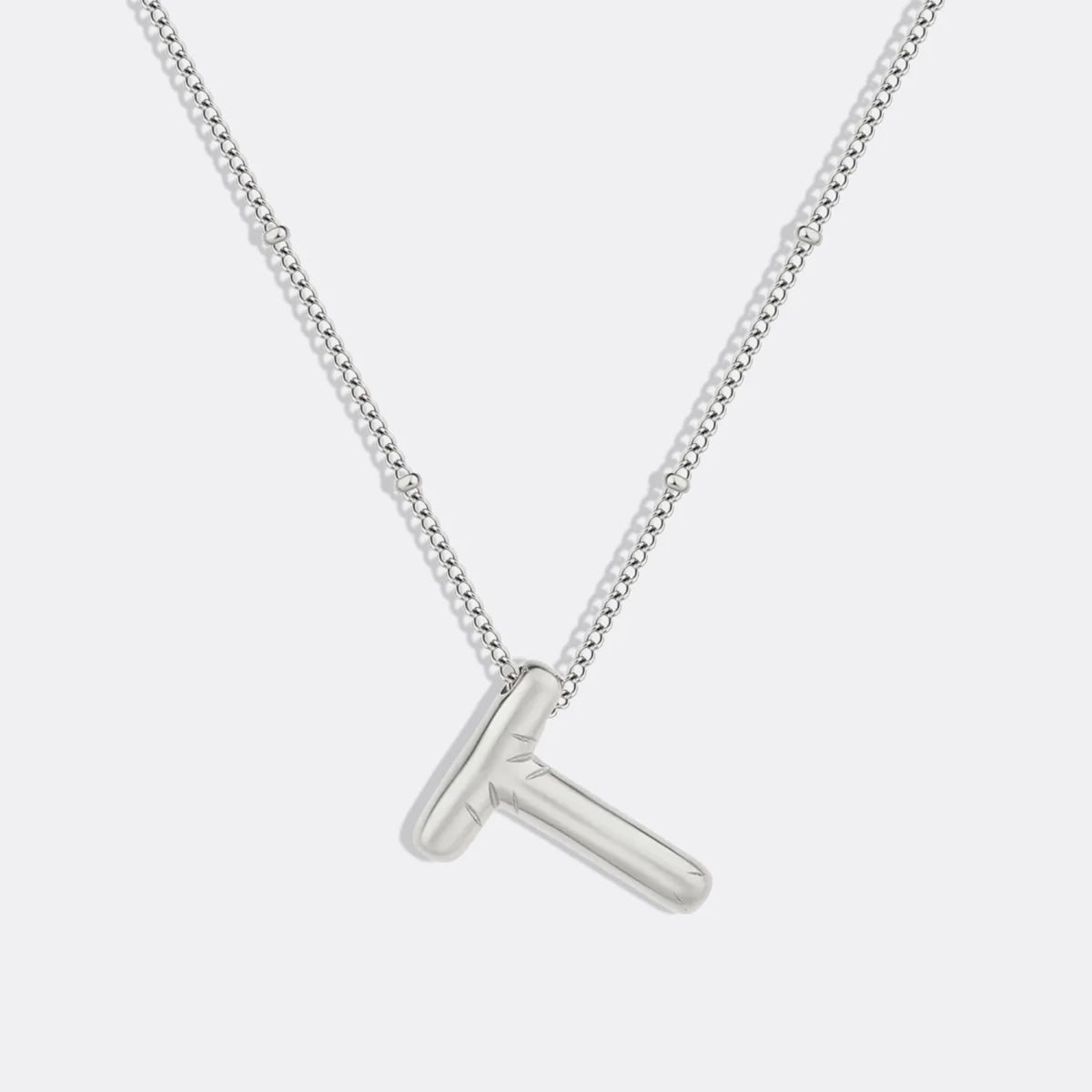 Glänzende Buchstaben Halskette aus Kupfer