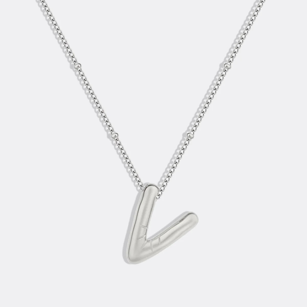 Glänzende Buchstaben Halskette aus Kupfer