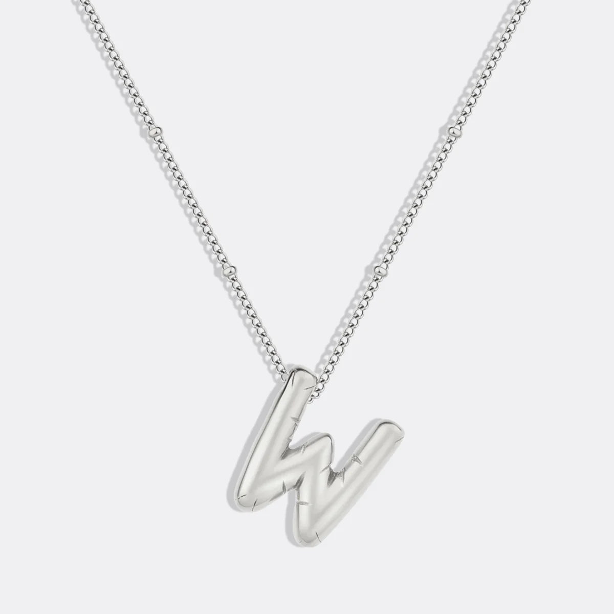 Glänzende Buchstaben Halskette aus Kupfer