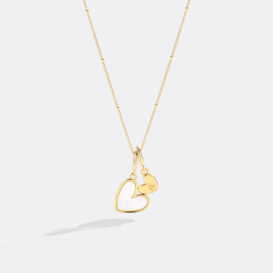 Herz-Kette mit Initialen