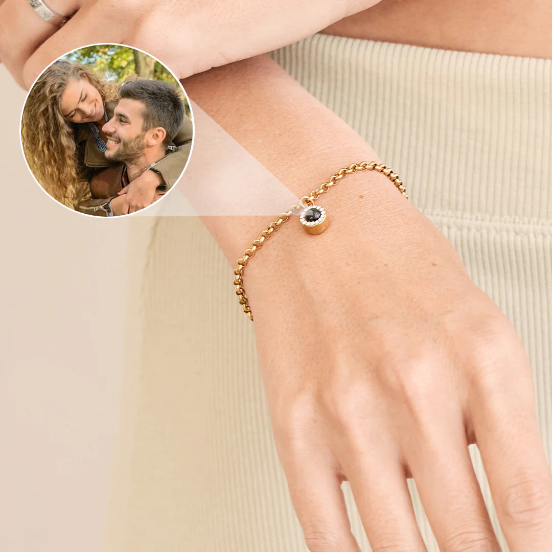 Elegantes Fotoarmband - Personalisiert