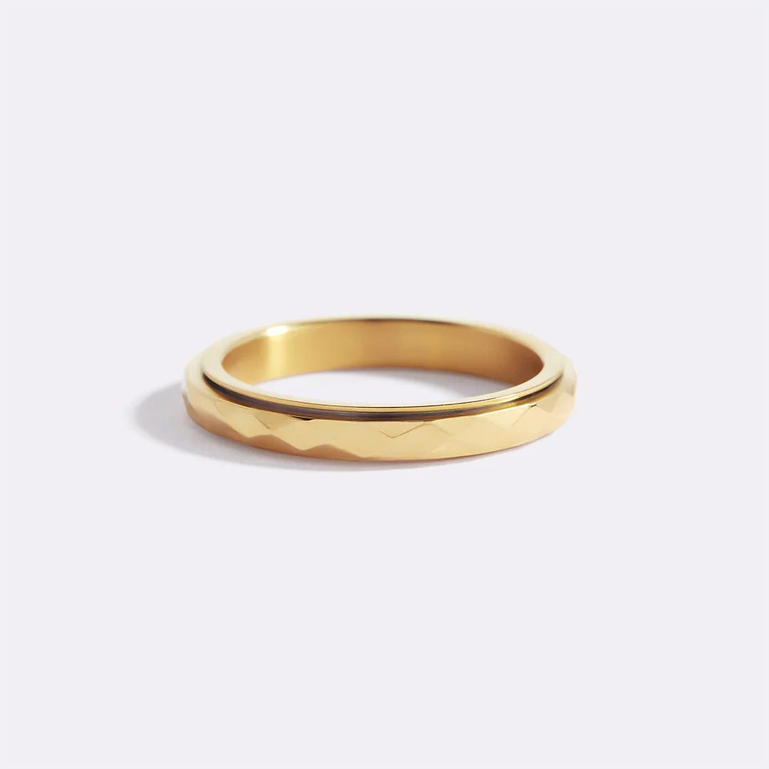 Eleganter schlichter Damenring